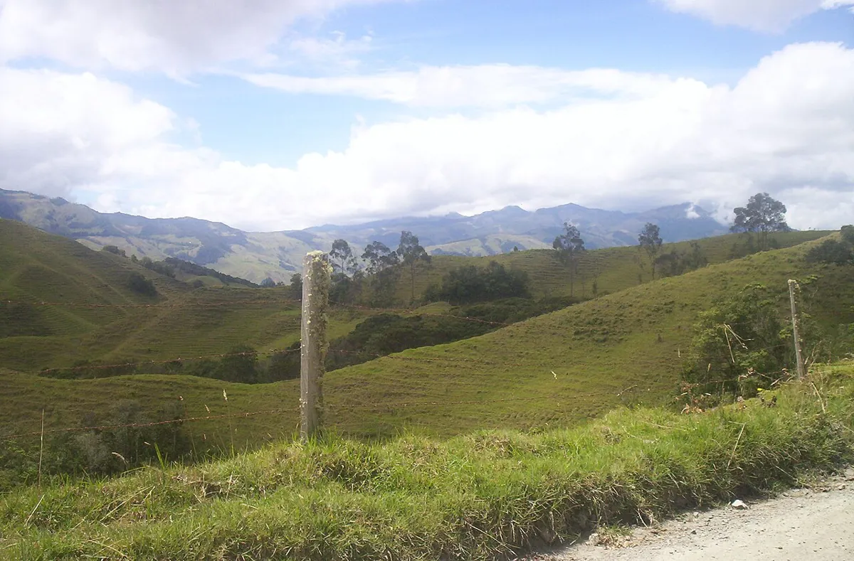 Countryside in the Andes — Colombia