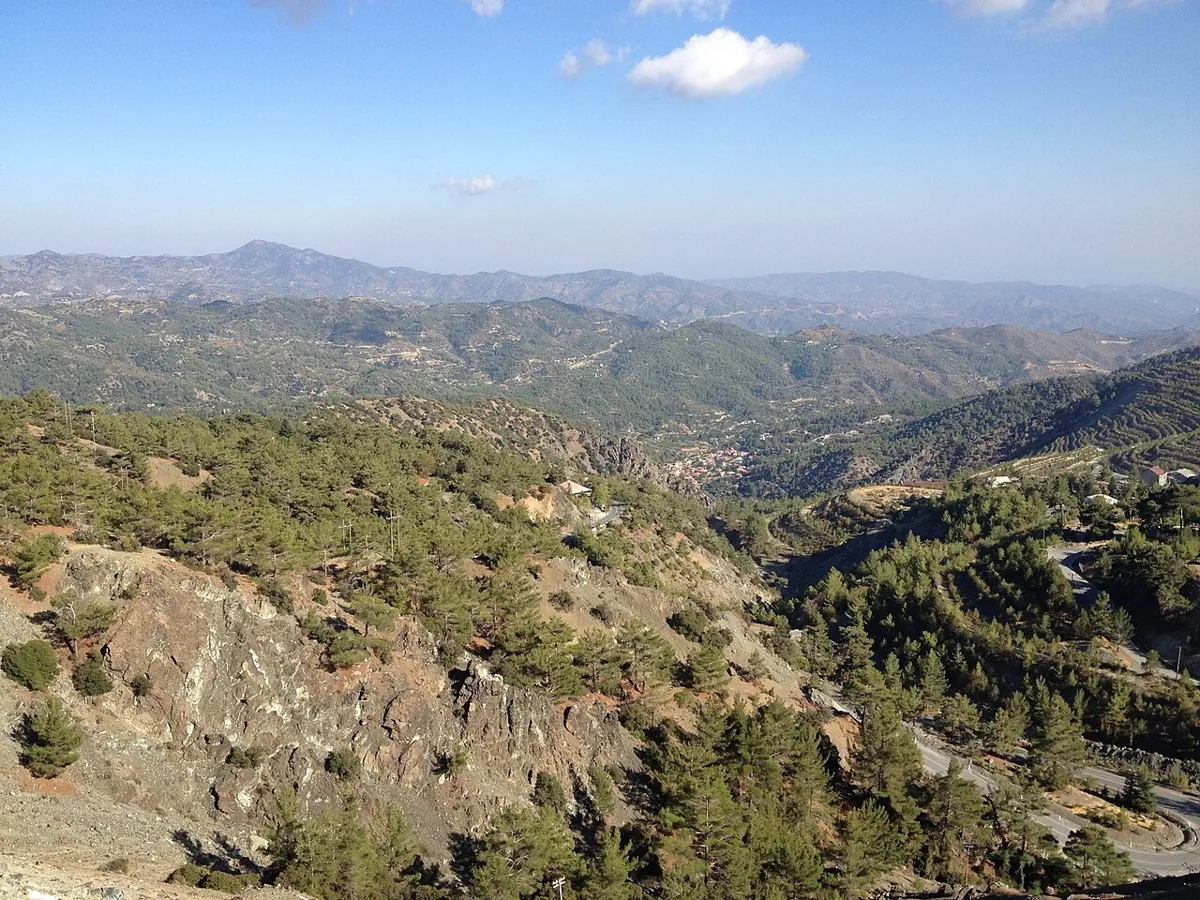 Landscape near Trodos — Cyprus
