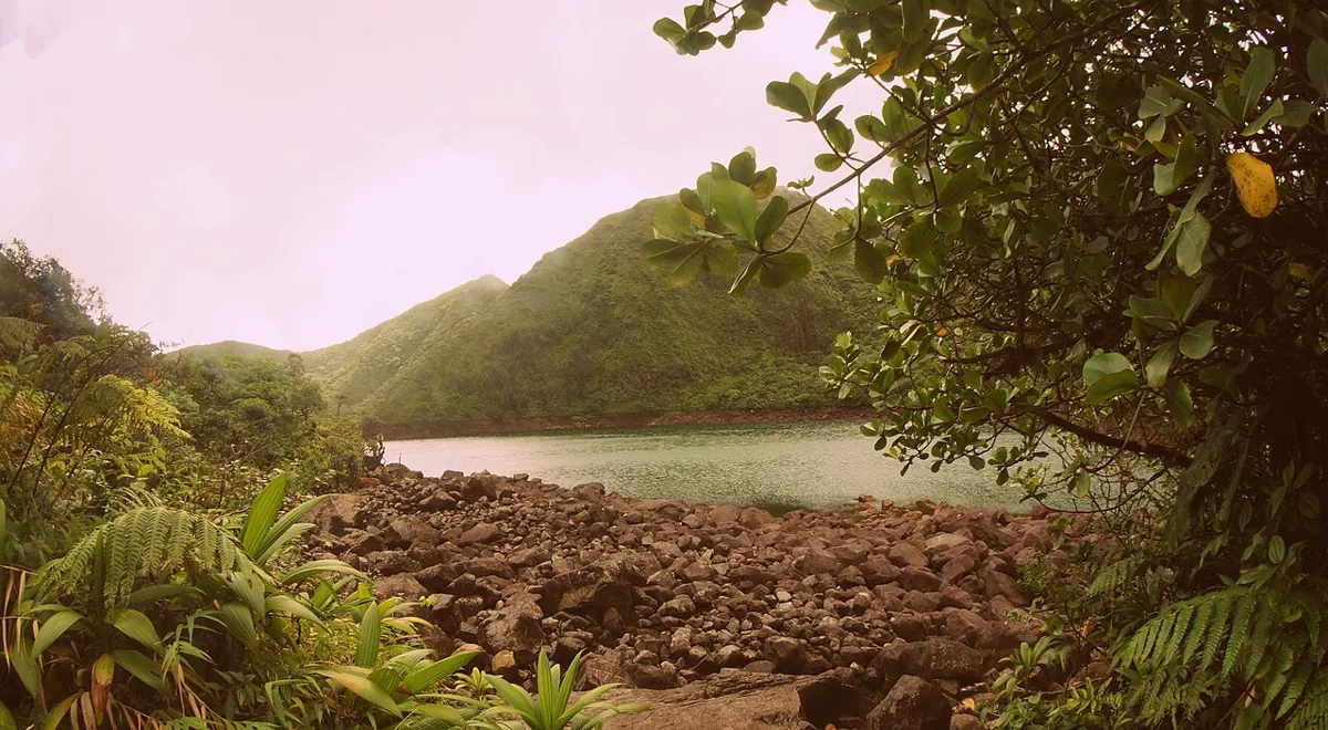 Boeri Lake in the Morne Trois Pitons National Park — Dominica