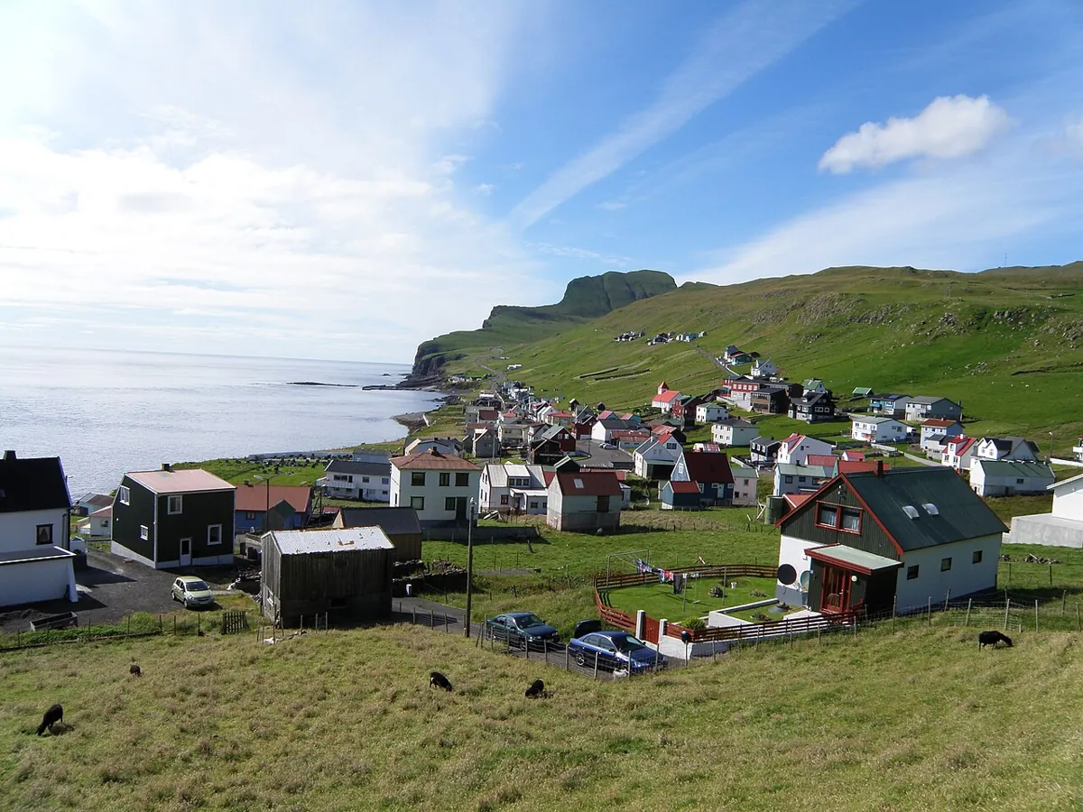 The village Sumba in Suðuroy. — Faroe Islands