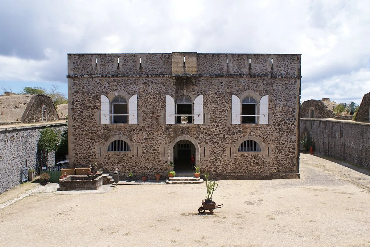 Façade of Fort Napoléon des Saintes, Terre-de-Haut Island, Îles des Saintes — Guadeloupe