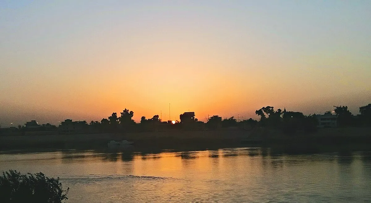 Sunset above Tigris — Iraq