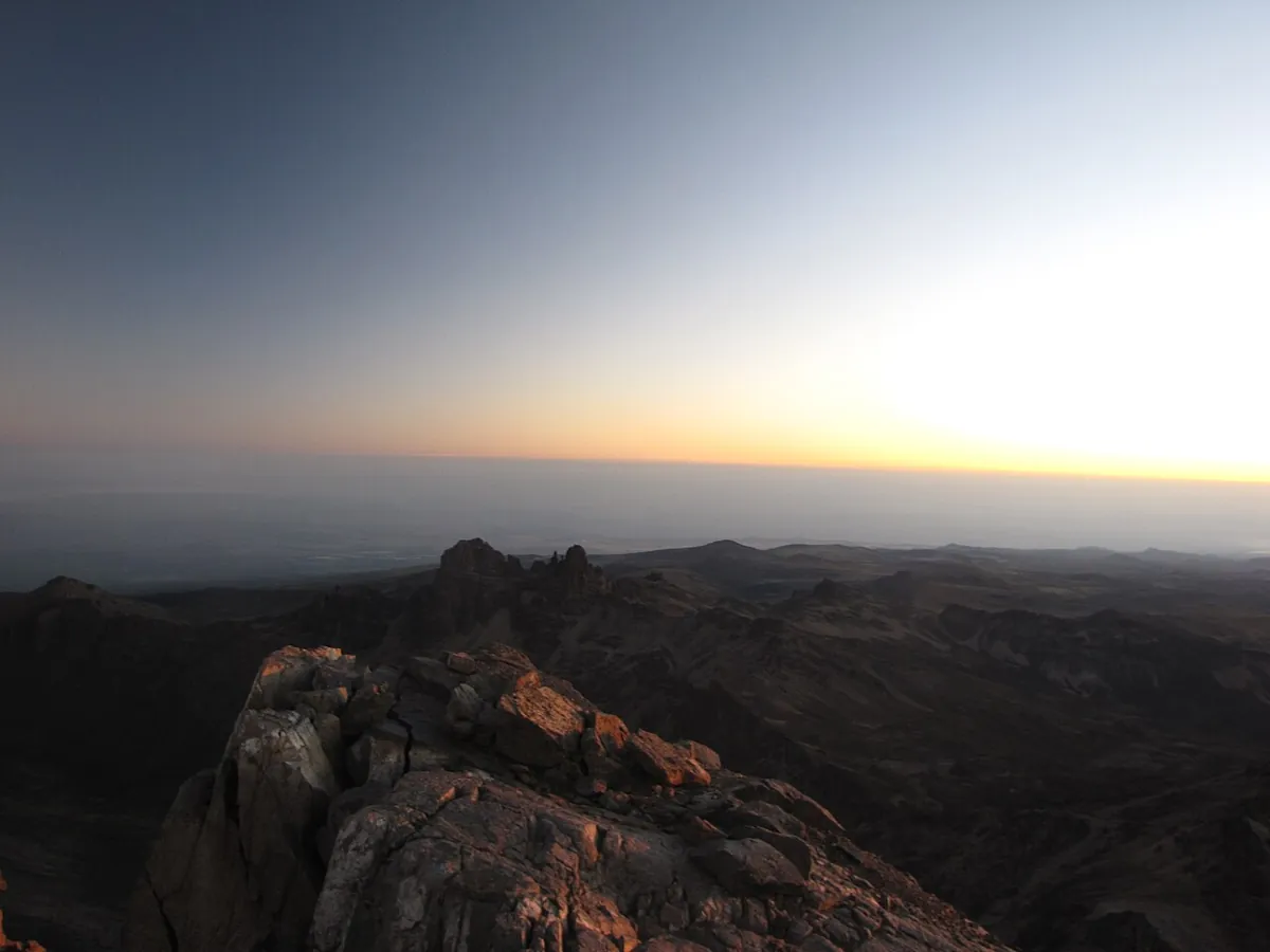 Mount Kenya landscape