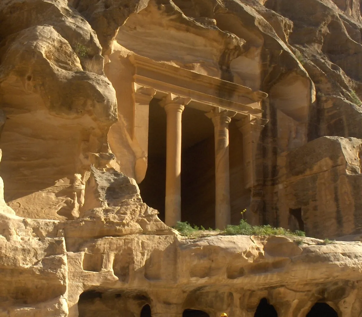 Temple at Little Petra — Little Petra, Jordan