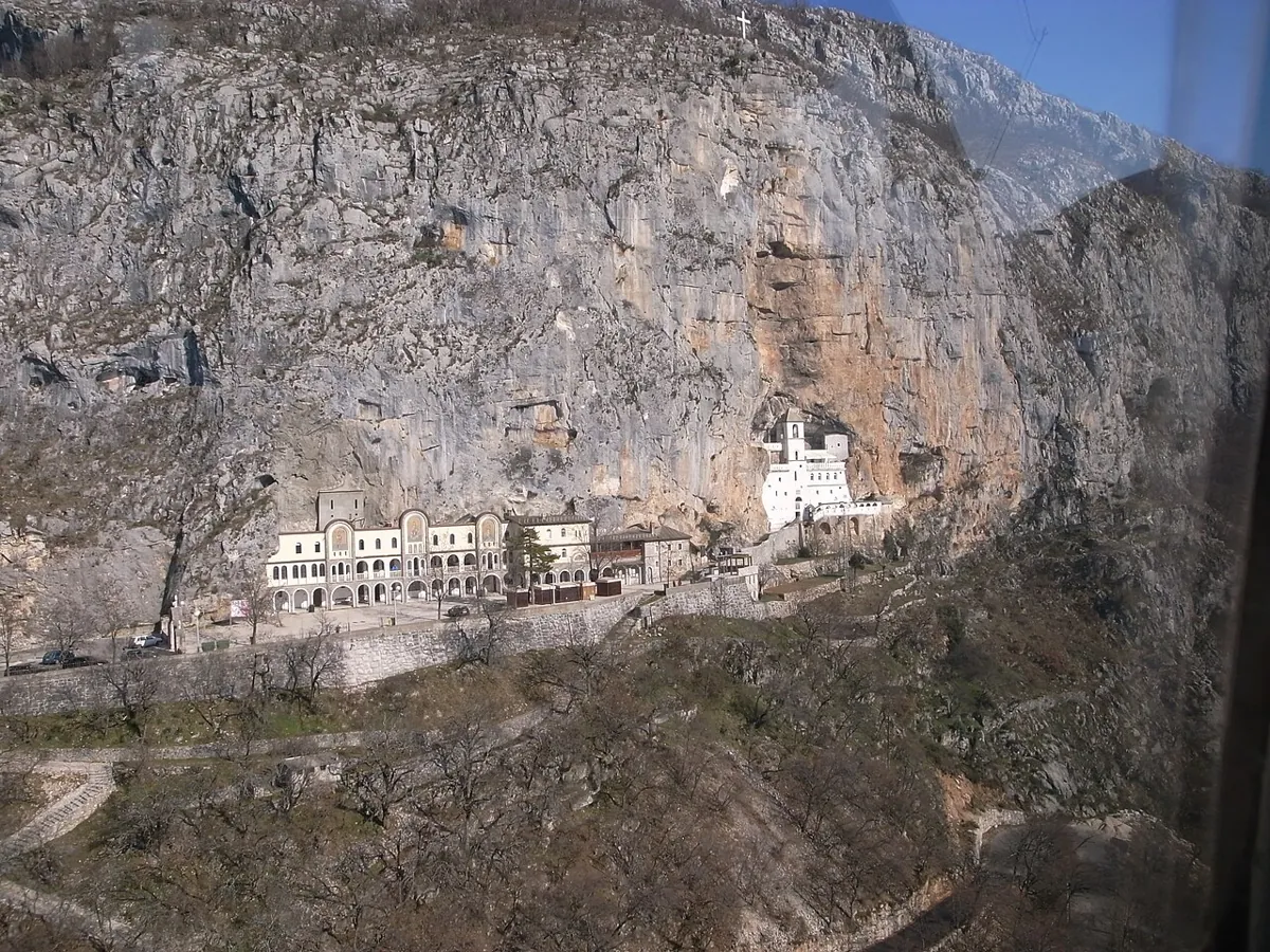The monastery at Mount Ostrog — Montenegro