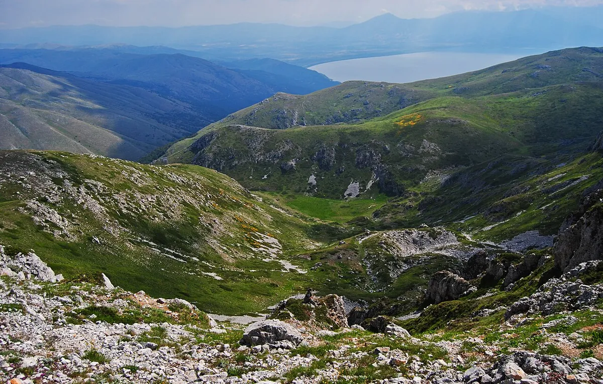 The rugged landscapes of Galičica National Park. — North Macedonia