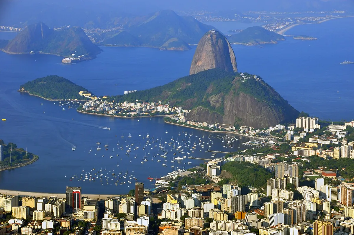 Sugar Loaf as seen from Corcovado — Rio de Janeiro, Brazil