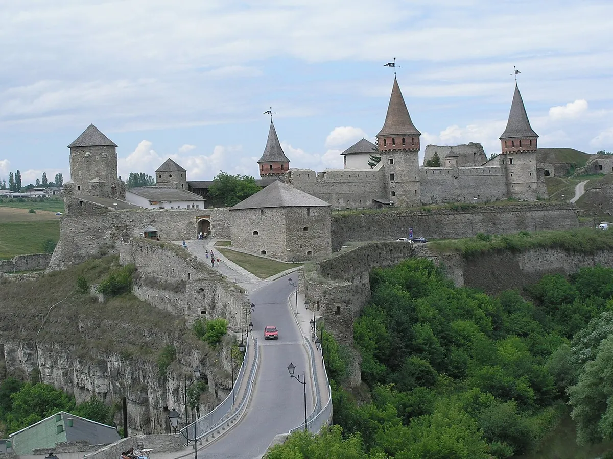 Castle in Kamianets-Podilskyi — Ukraine